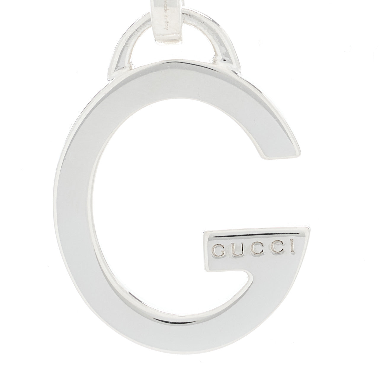 Sterling Silver G Pendant Necklace