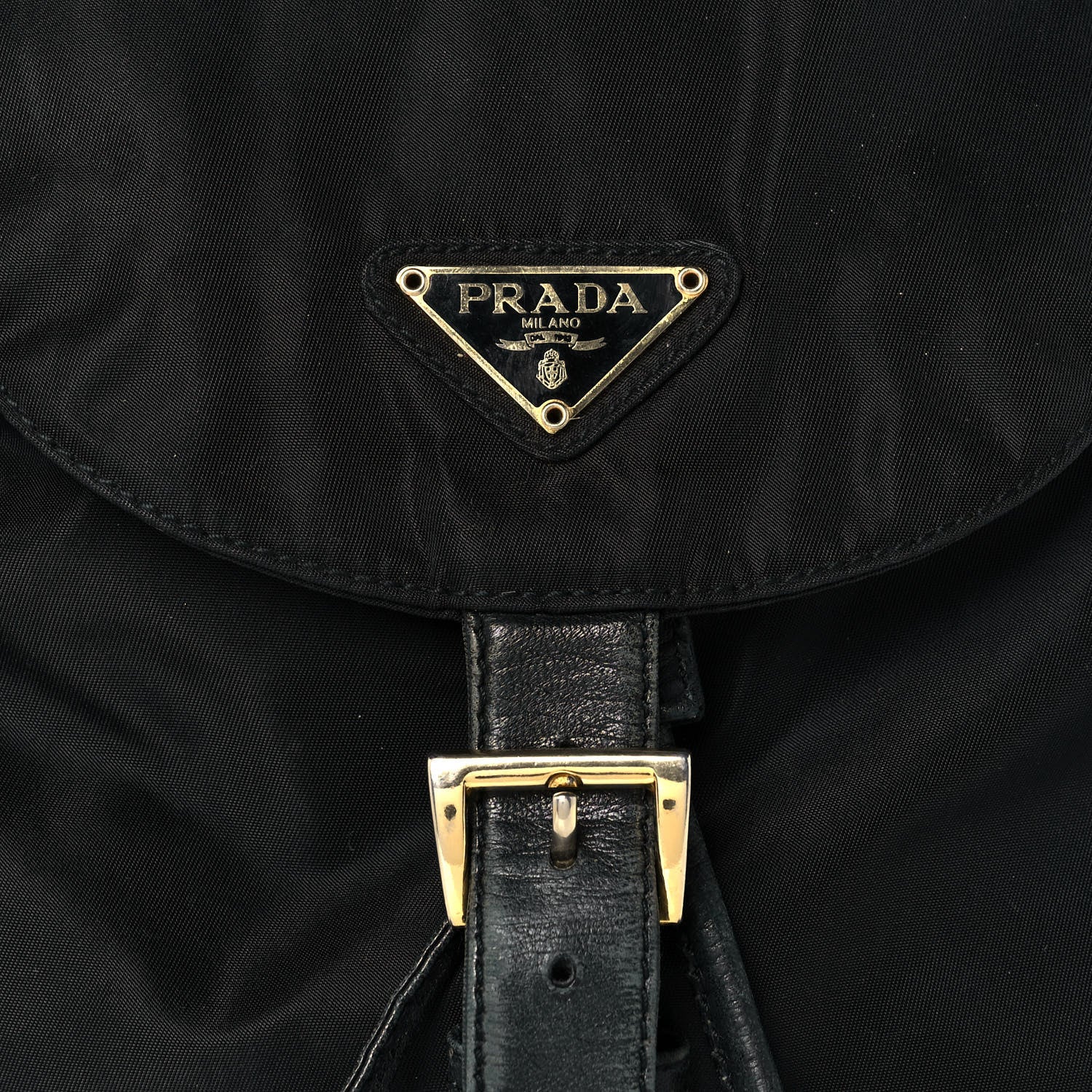 Prada Tessuto Nylon Vela Chain Backpack Black 7 of 15