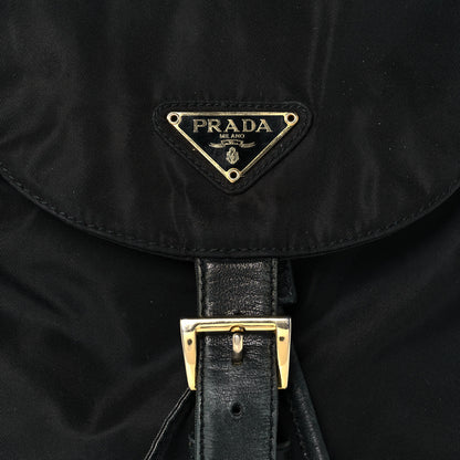Prada Tessuto Nylon Vela Chain Backpack Black 7 of 15