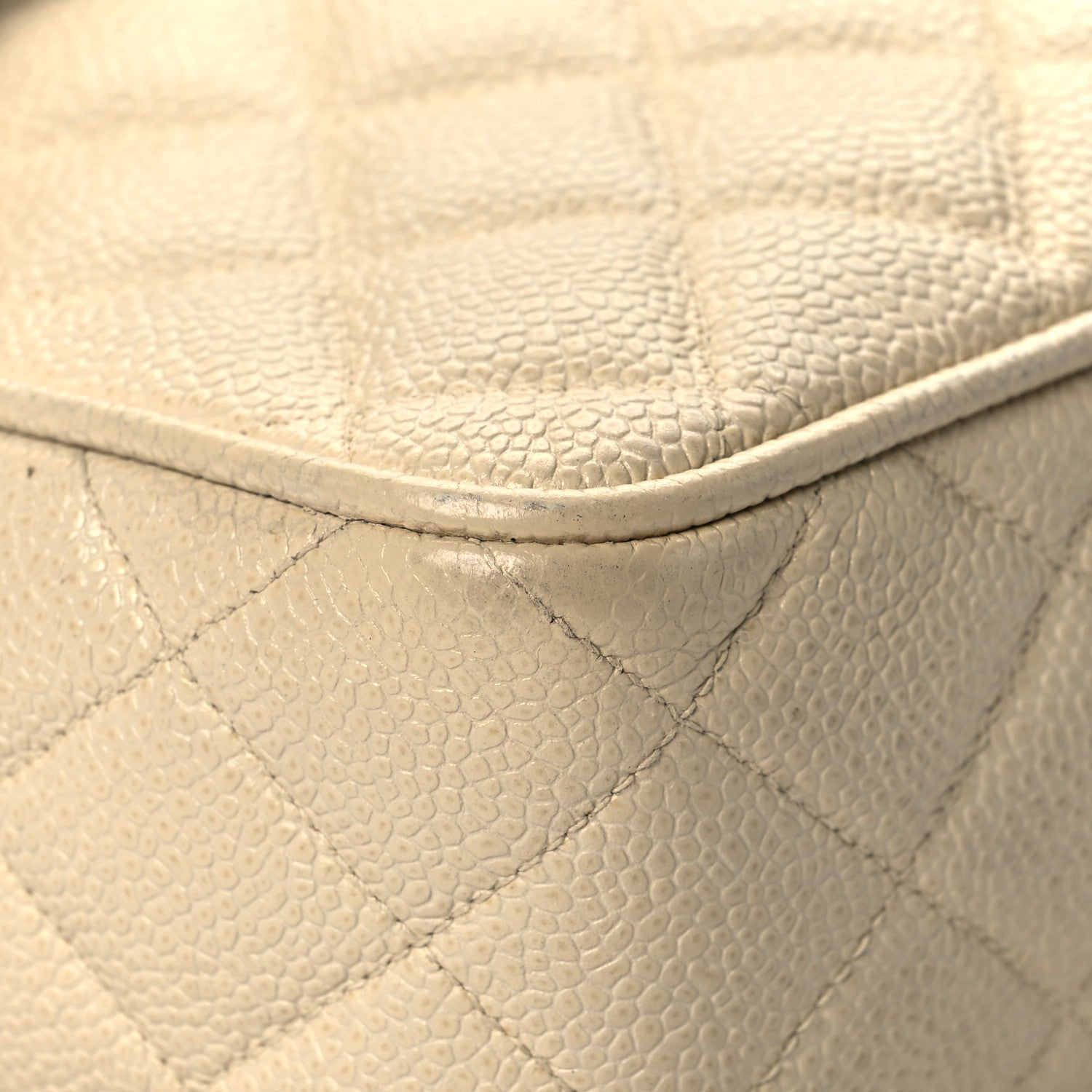 Chanel Caviar Quilted Camera Case Beige Clair 8 of 15