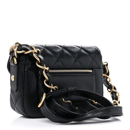 Chanel Caviar Quilted Mini Chain Flap Black 3 of 11