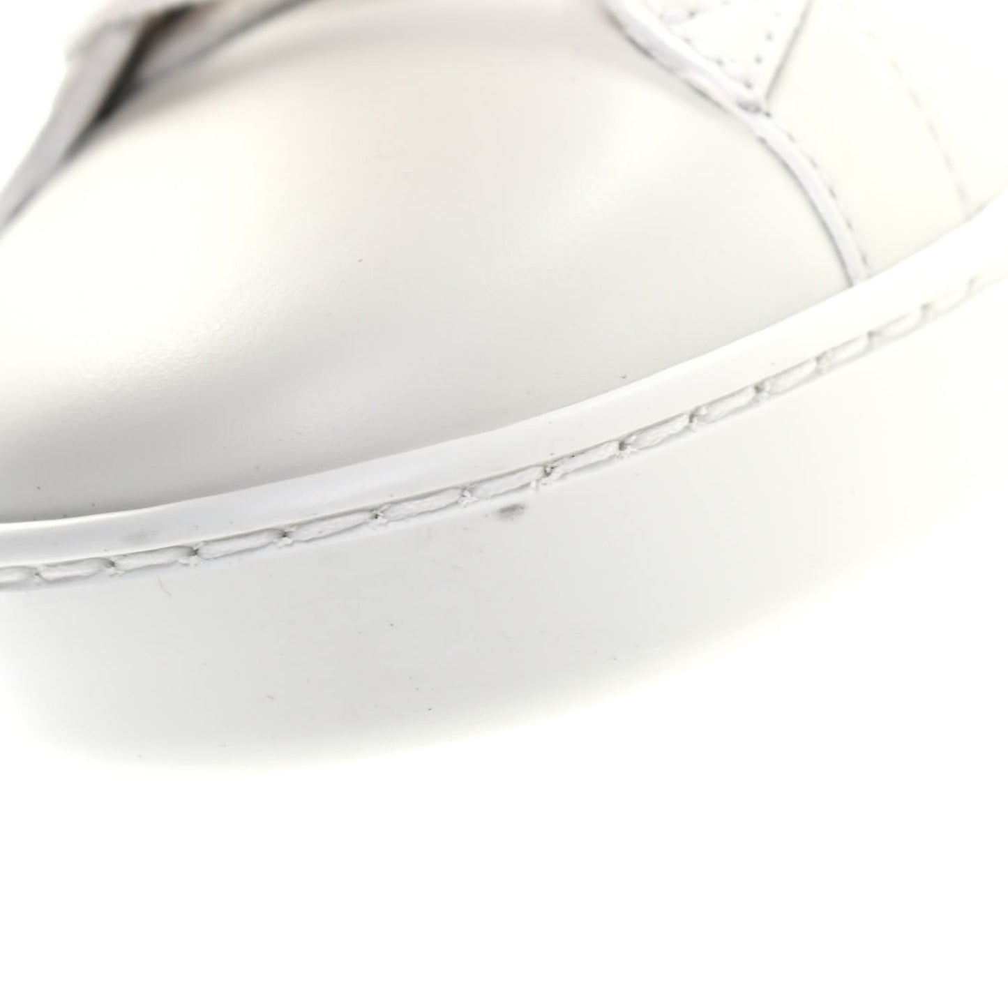 Calfskin Interlocking G Womens New Ace Sneakers 35 White Red Flame Green