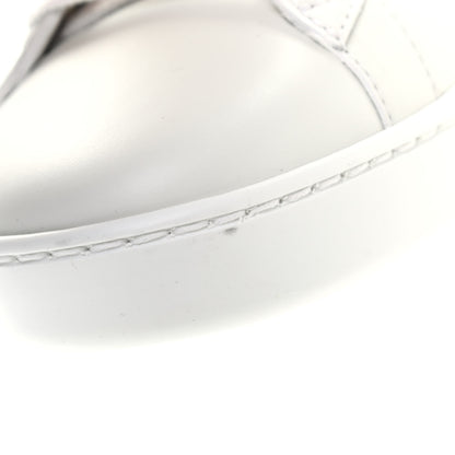 Gucci Calfskin Interlocking G Womens New Ace Sneakers 35 White Red Flame Green 9 of 10