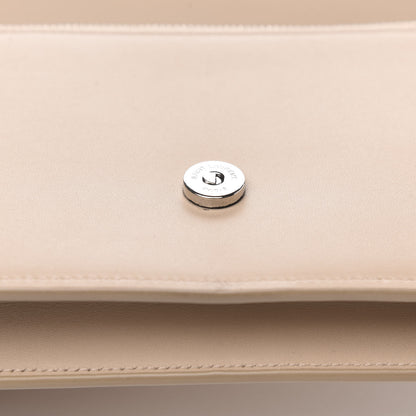 Saint Laurent Smooth Calfskin Classic Monogram Kate Tassel Chain Wallet Nude Powder 11 of 12