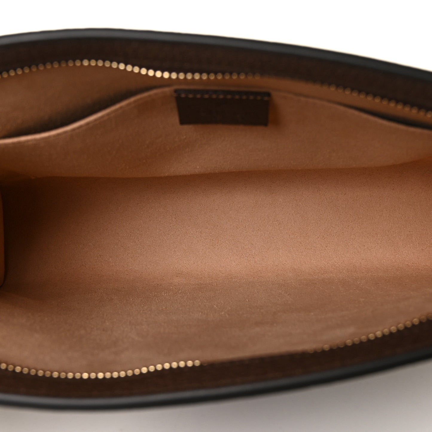 GG Supreme Monogram Web Ophidia Pouch Brown