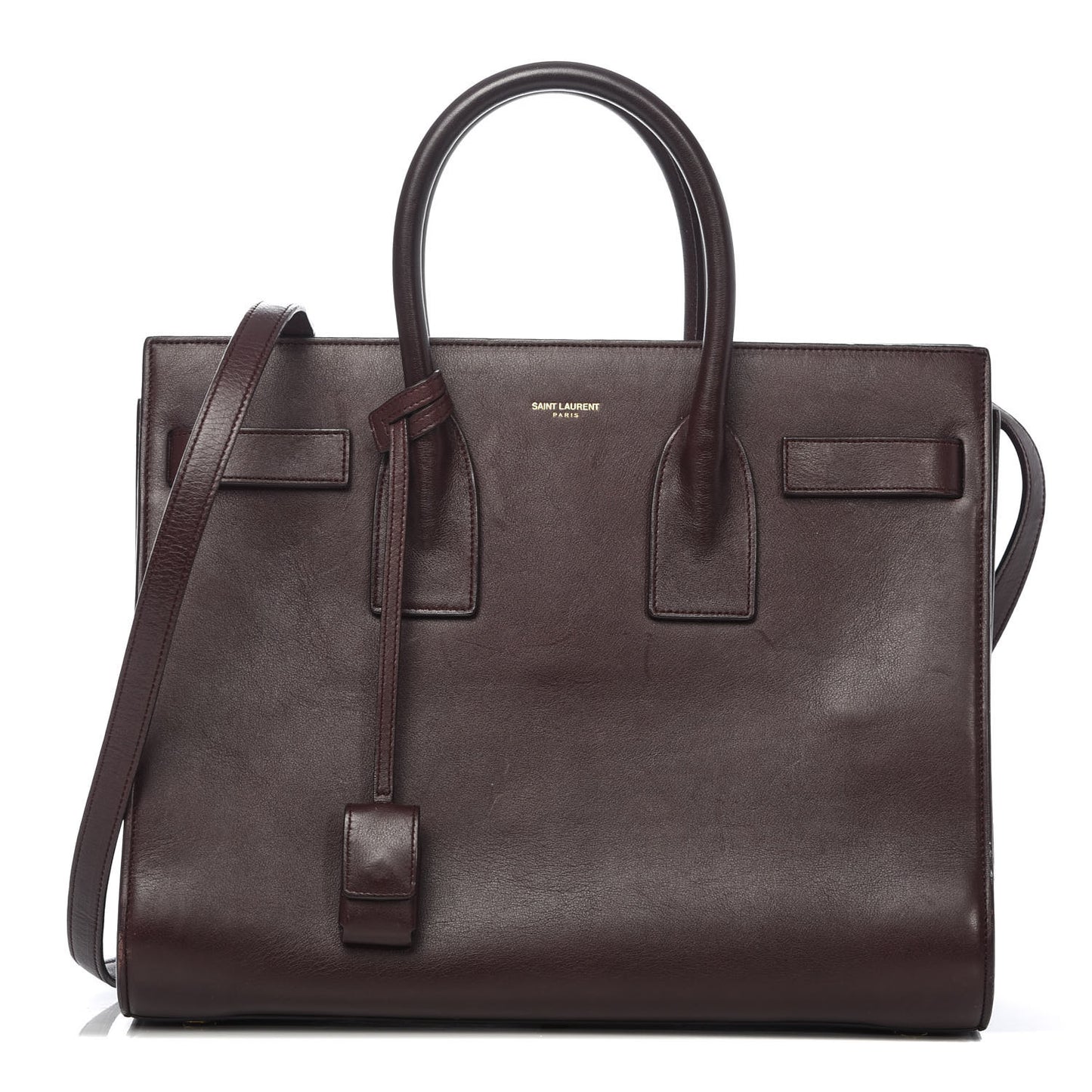 Calfskin Small Sac De Jour Bordeaux