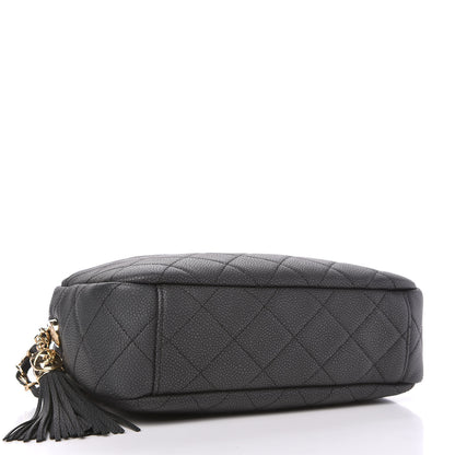 Chanel Caviar Quilted Medium Coco Tassel Camera Case Black 4 of 10