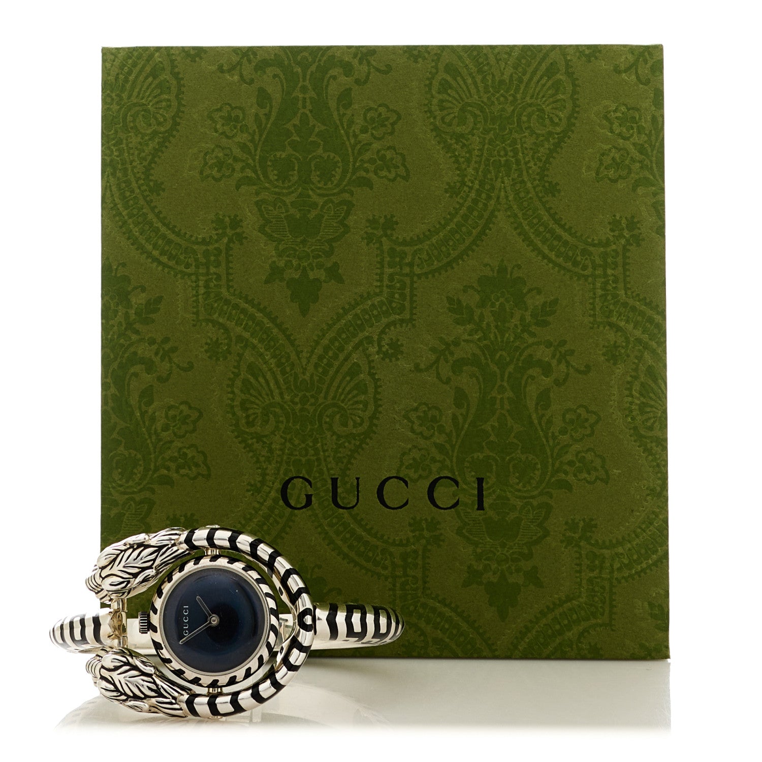 Gucci Sterling Silver Black Mother of Pearl 23mm Dionysus Quartz Watch 5 of 5