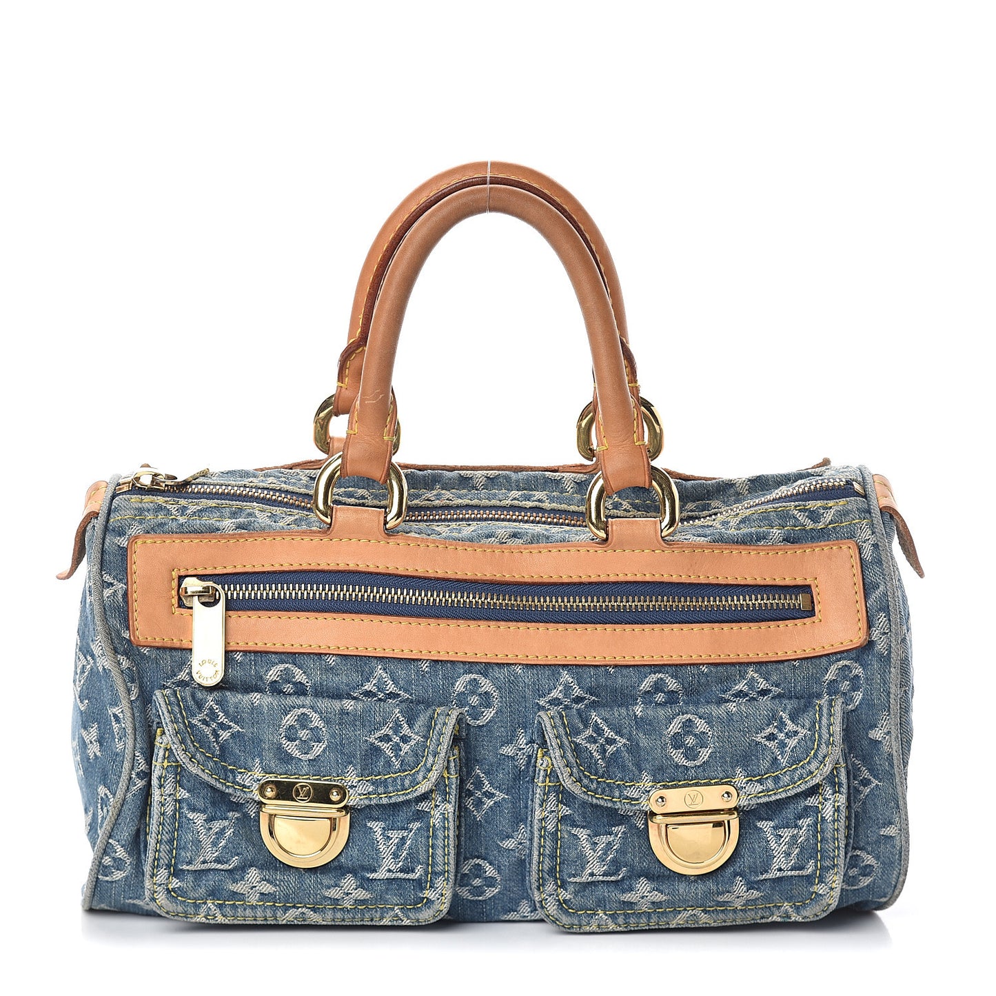 Monogram Denim Neo Speedy Blue