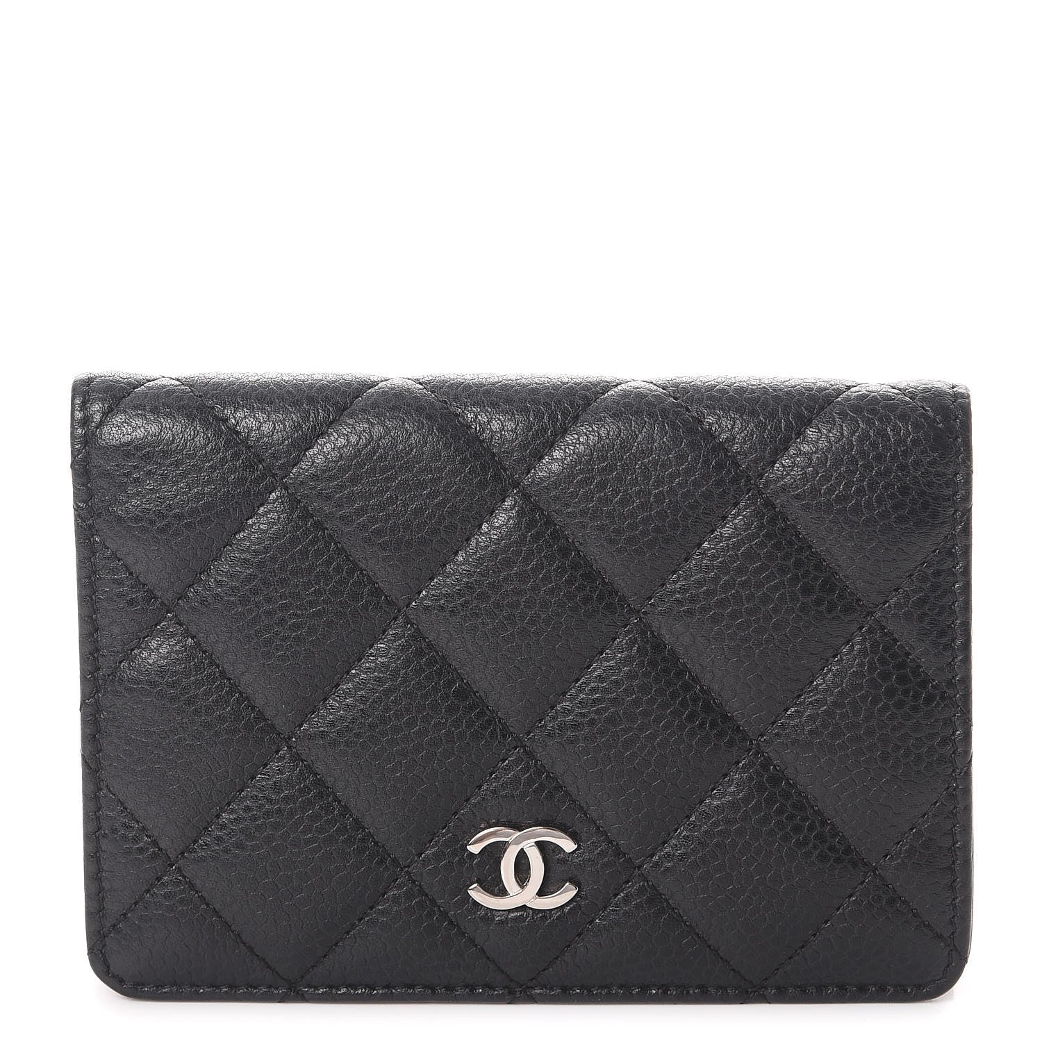 Chanel Caviar Quilted Flap Card Holder Black 1 of 8