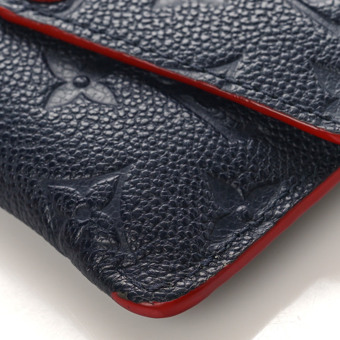 Empreinte Key Pouch Marine Rouge