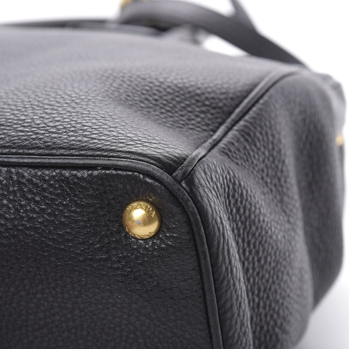 Vitello Daino Tote Black
