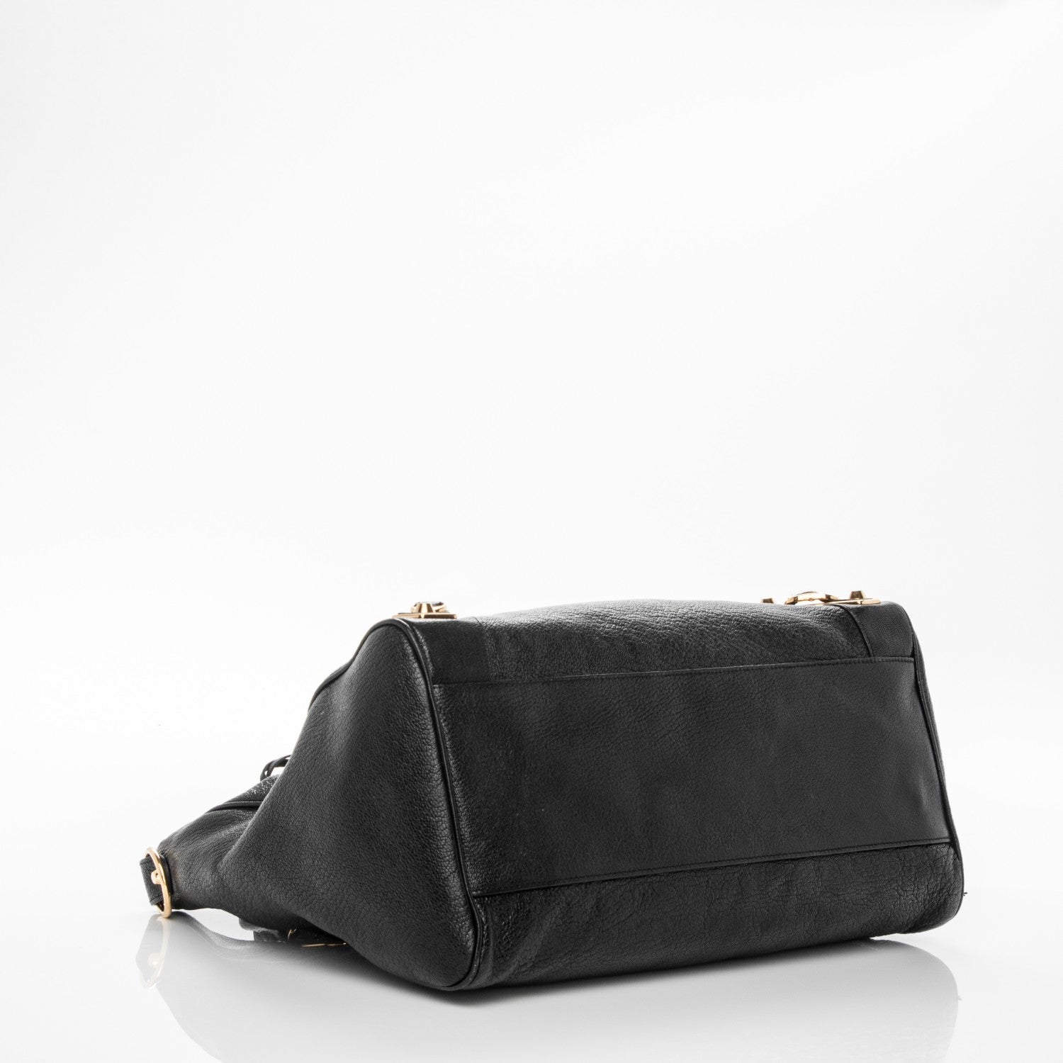 Balenciaga Chevre Gold Metallic Edge Hardware Velo Black 4 of 8