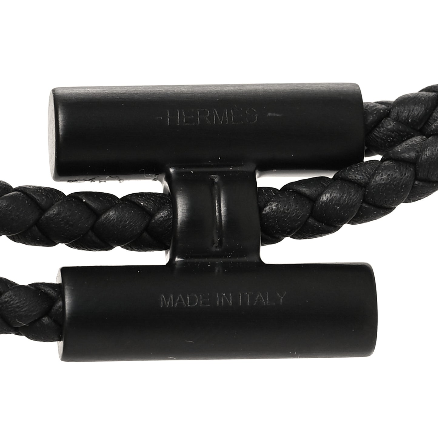 Swift Double Wrap Cord Tournis Tresse Bracelet T6 Black