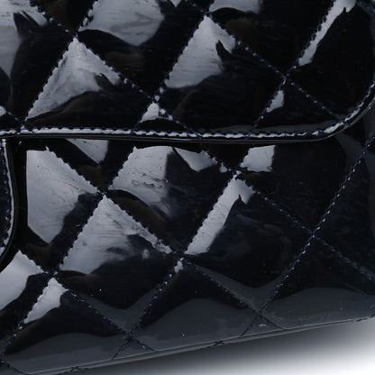 Chanel Patent Quilted Mobile Art Jumbo Single Flap Navy 7 of 7
