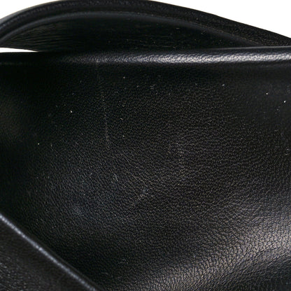 Saint Laurent Calfskin Jimmy Cross Slides 36 Black 9 of 10