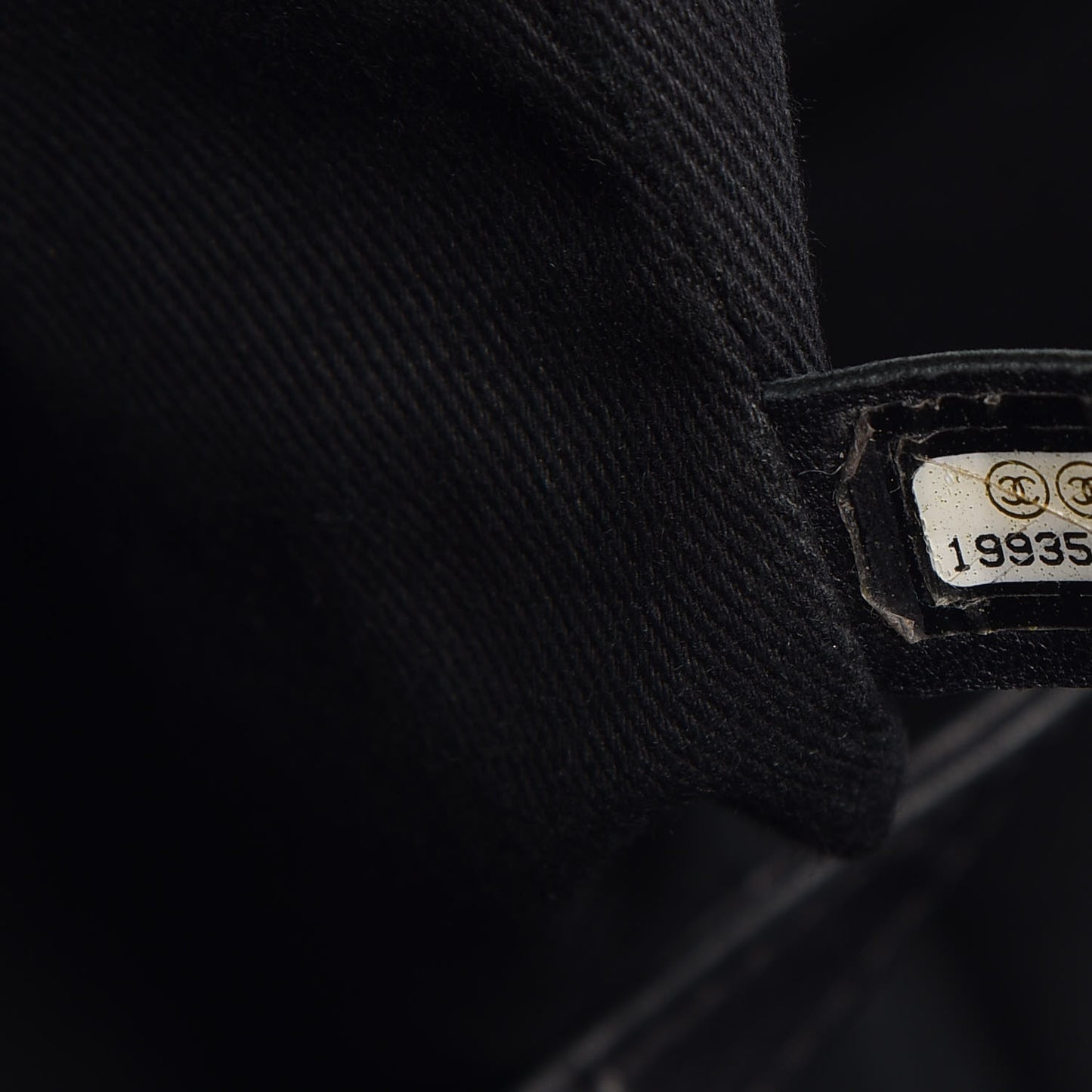 Washed Lambskin Quilted Studded CC Large Tote Black