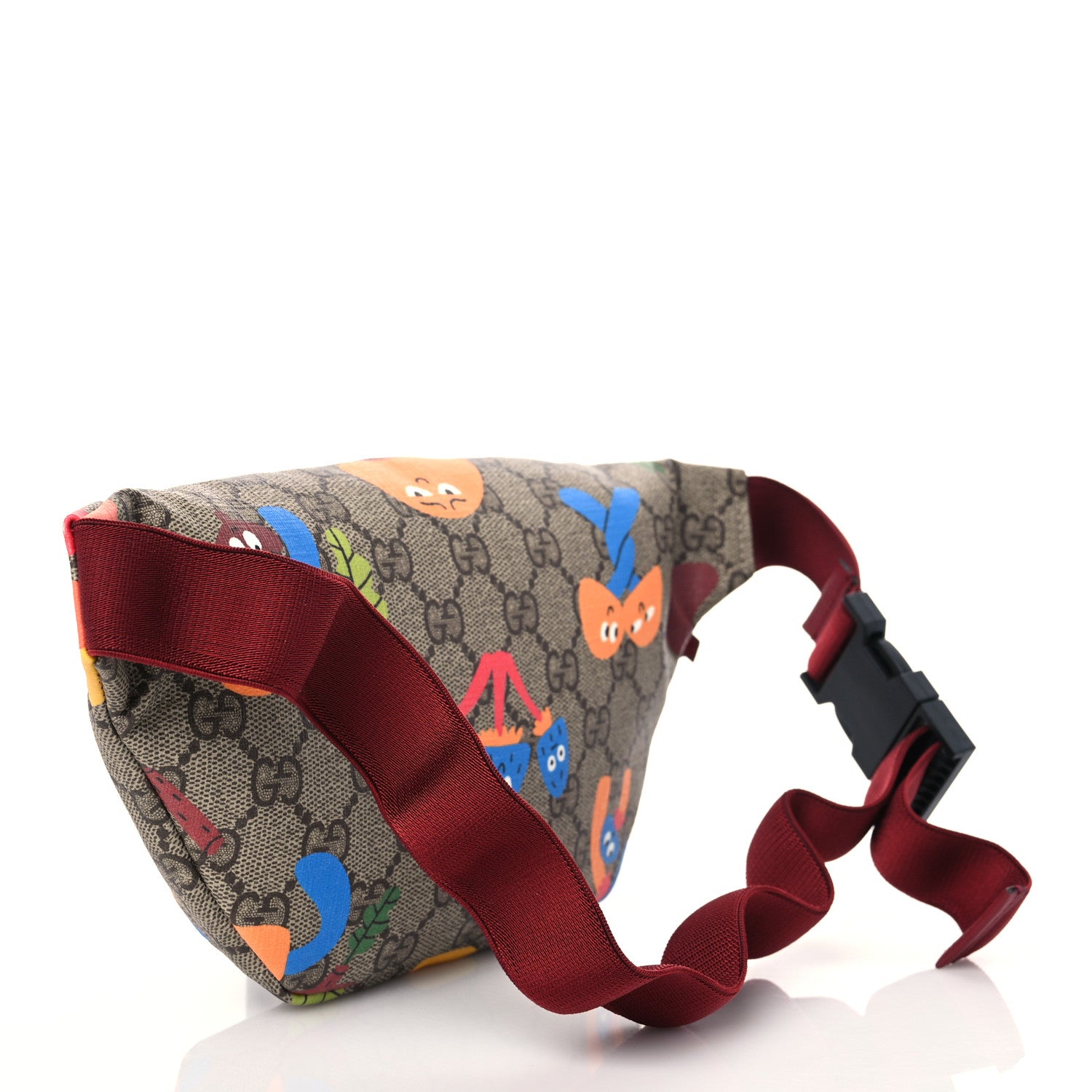 Gucci Soft GG Supreme Monogram Dancing Woodland Childrens Belt Bag Beige Ebony Multicolor 3 of 7
