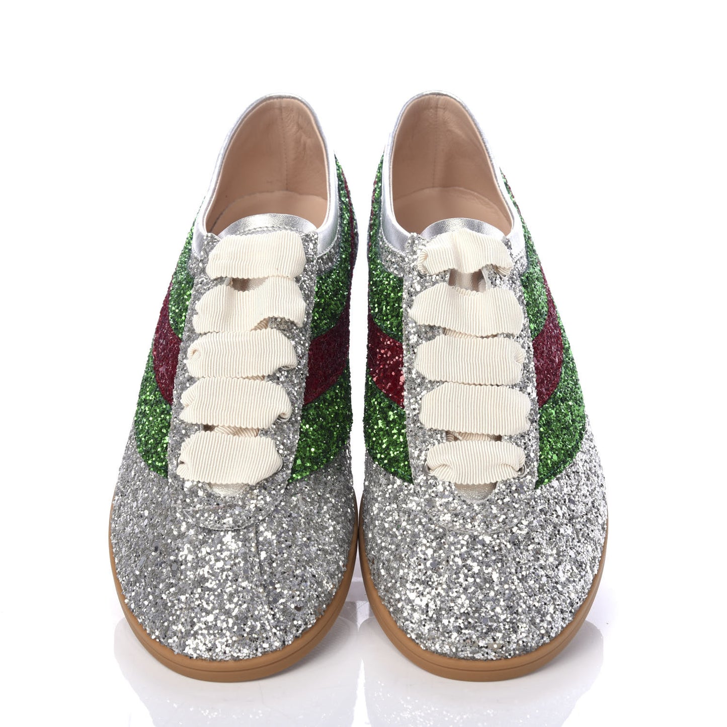 Glitter Fabric Web Mens Falacer Sneakers 9 Silver