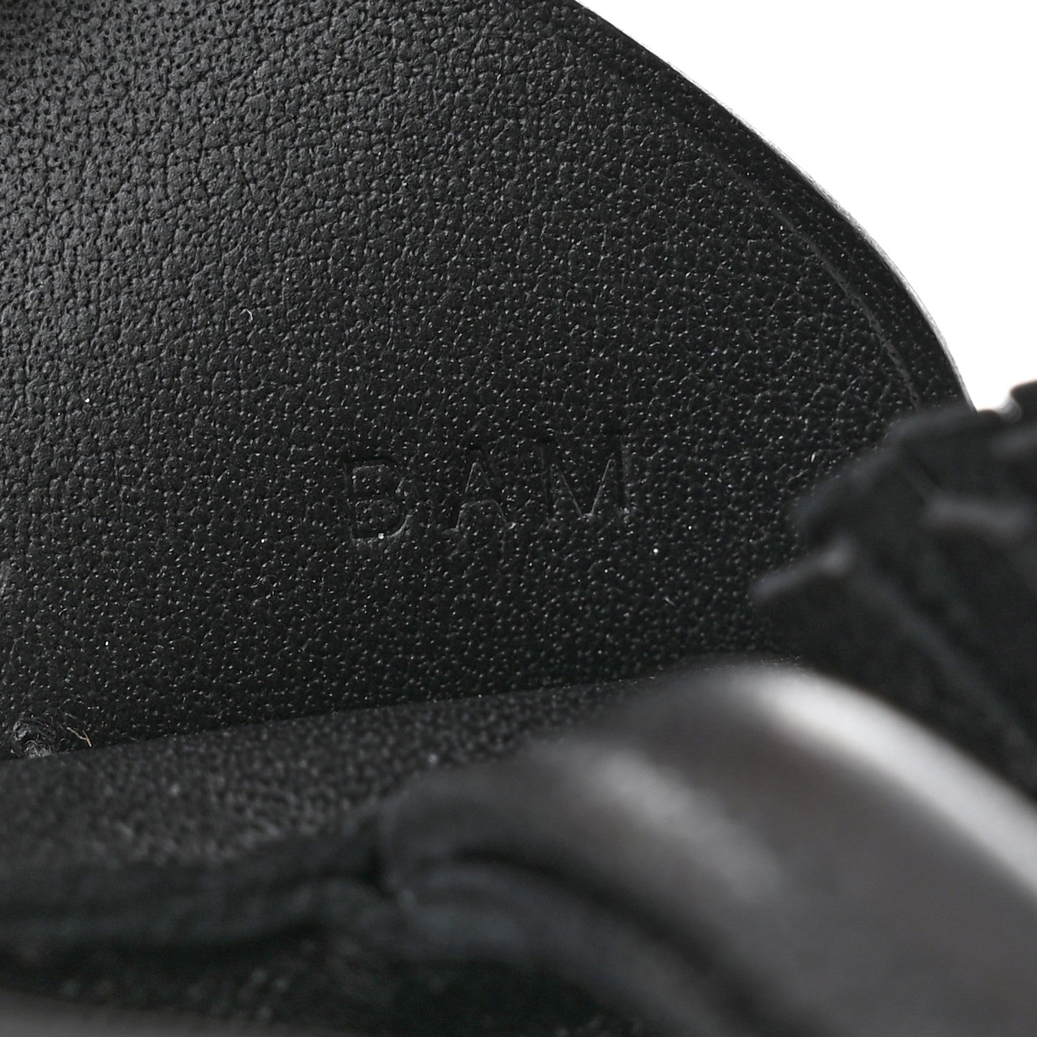 Hermes Milo Lambskin Lizard Touch Grigri Rodeo Pegase Horse Bag Charm PM So Black 3 of 4