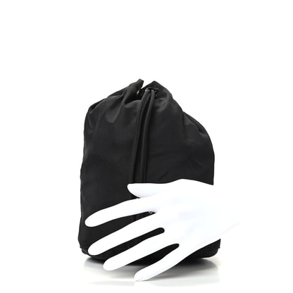 Prada Saffiano Tessuto Nylon Vela Bucket Wristlet Black 2 of 8