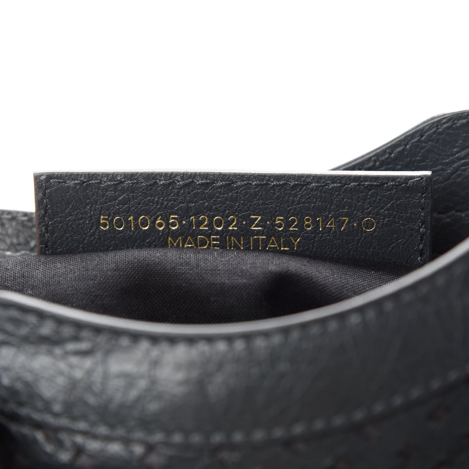 Balenciaga Agneau Stadio Laser Cut Cross Classic Gold Hardware Mini City Black 7 of 9
