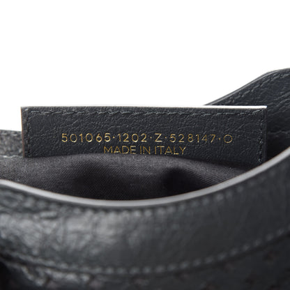 Balenciaga Agneau Stadio Laser Cut Cross Classic Gold Hardware Mini City Black 7 of 9