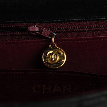 Chanel Lambskin Quilted XL Jumbo Flap Black 11 of 11