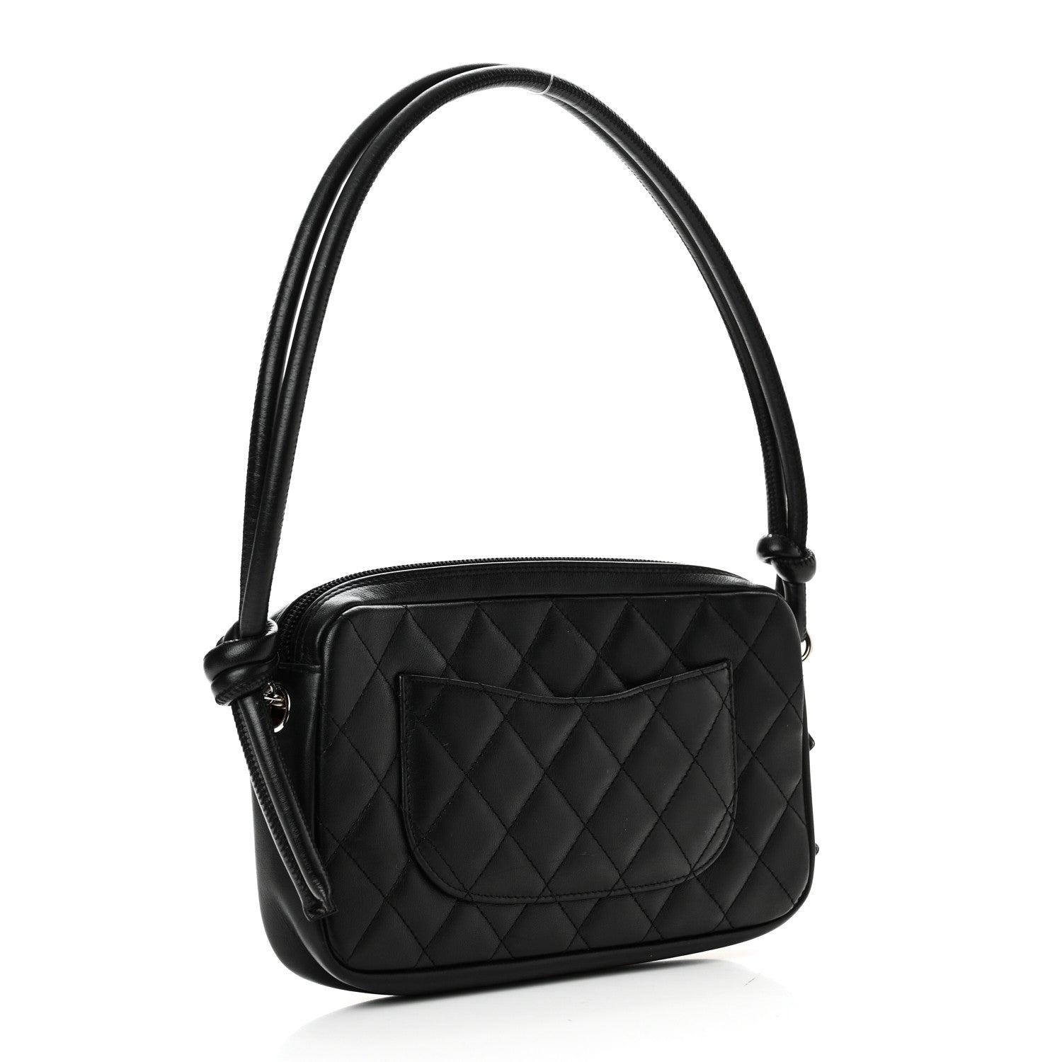 Chanel Calfskin Quilted Cambon Pochette Black 3 of 10