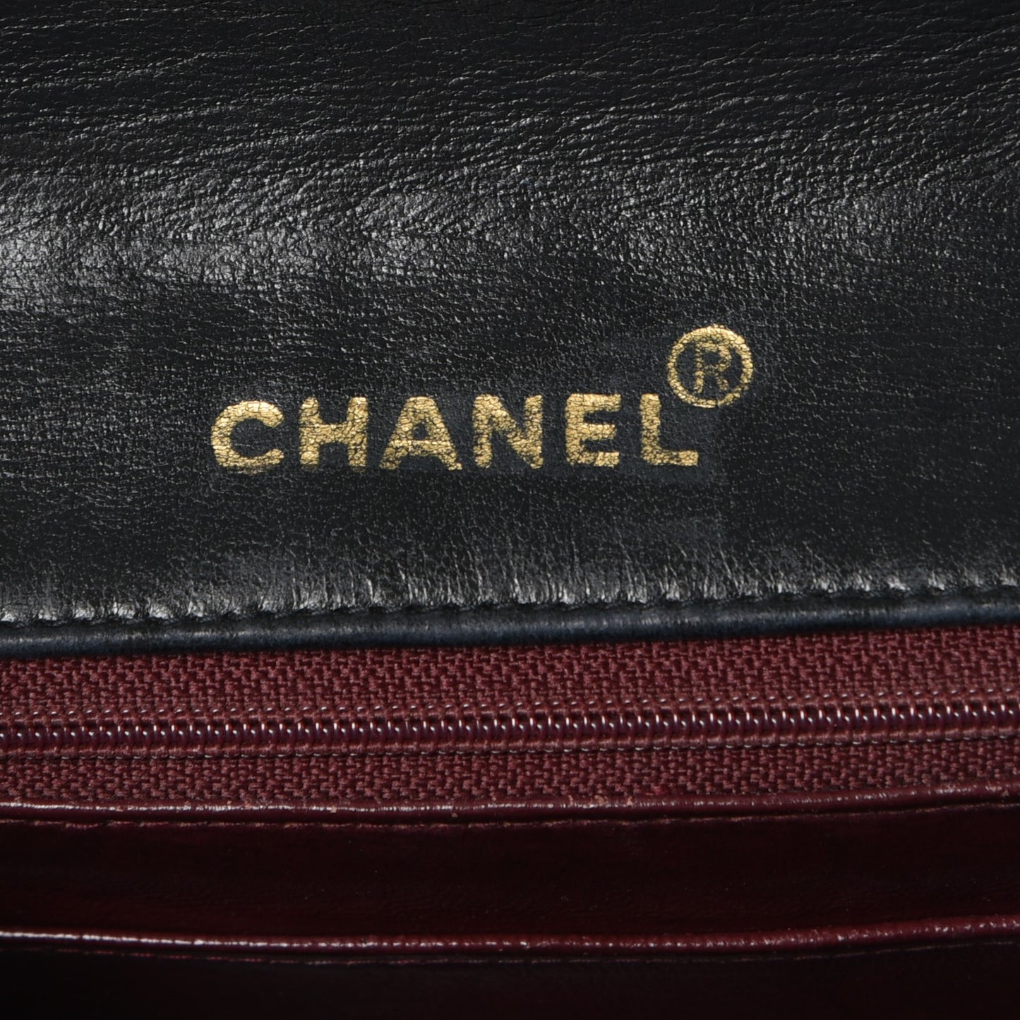Lambskin Quilted Mini Square Flap Black