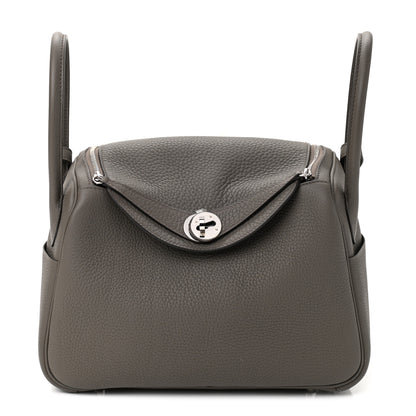 Hermes Taurillon Clemence Lindy 26 Etain 2 of 14