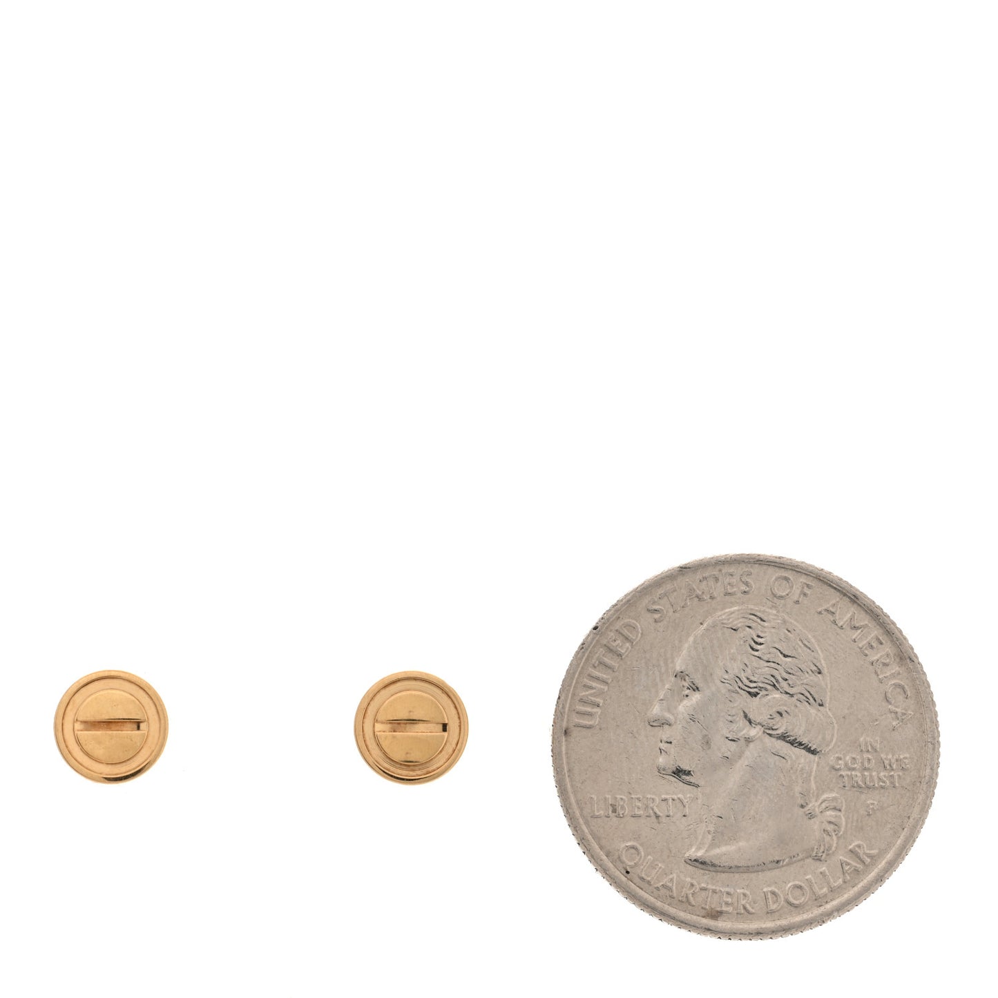 18K Yellow Gold LOVE Earrings