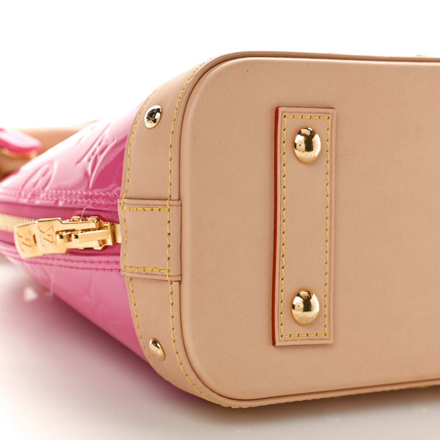 Louis Vuitton Vernis Alma BB Neon Pink 7 of 8