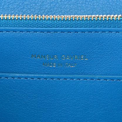 Mansur Gavriel Calfskin Mini Lady Bag Sea Blue 6 of 12