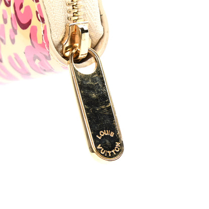 Louis Vuitton Vernis Leopard Zippy Wallet Blanc Corail 5 of 5