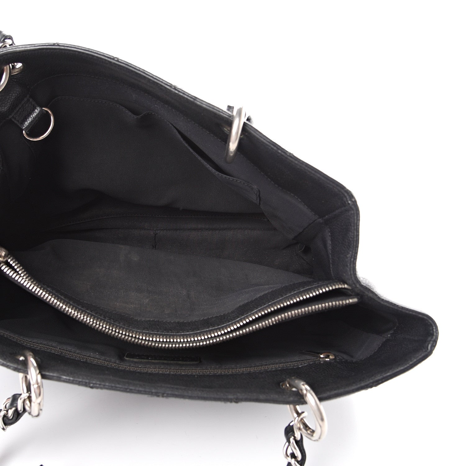 Chanel Caviar Quilted Grand Shopping Tote GST Black 4 of 16
