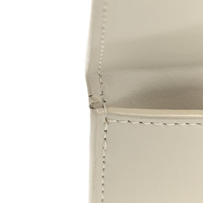 Saint Laurent Smooth Shiny Calfskin Uptown Pouch Crema Soft 9 of 11