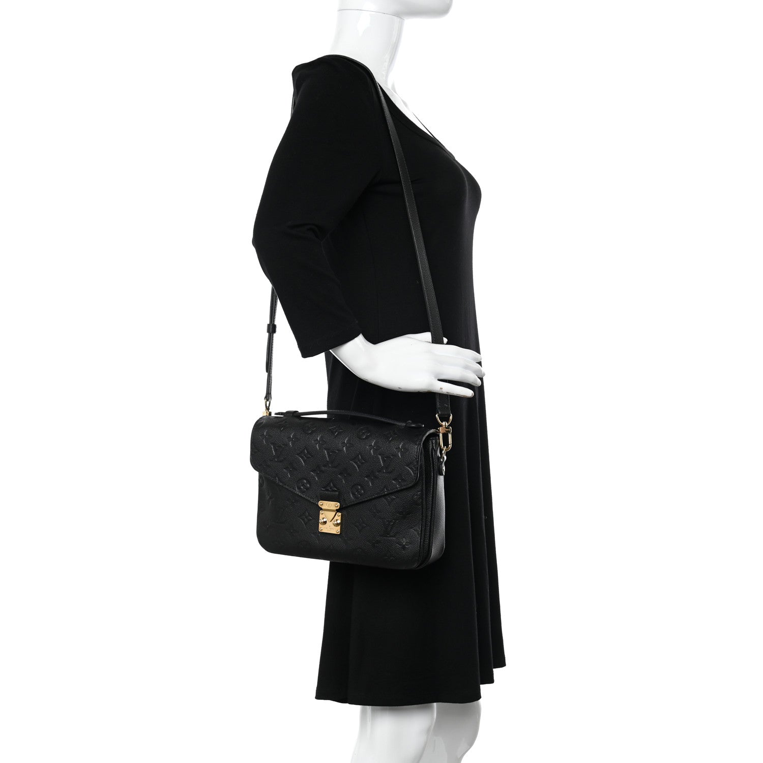 Louis Vuitton Empreinte Pochette Metis Black 2 of 11
