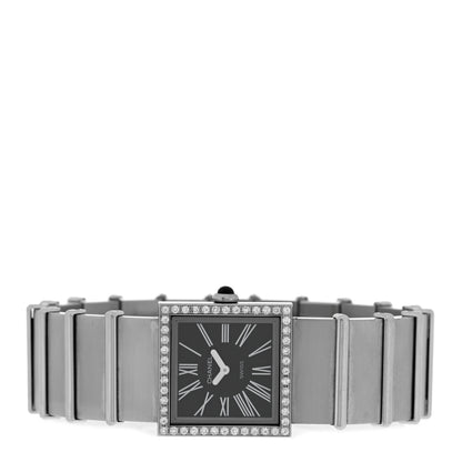 Chanel Stainless Steel Diamond 23mm Mademoiselle Quartz Watch Black 2 of 4