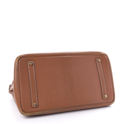 Hermes Chevre de Coromandel Birkin 35 Gold 4 of 17
