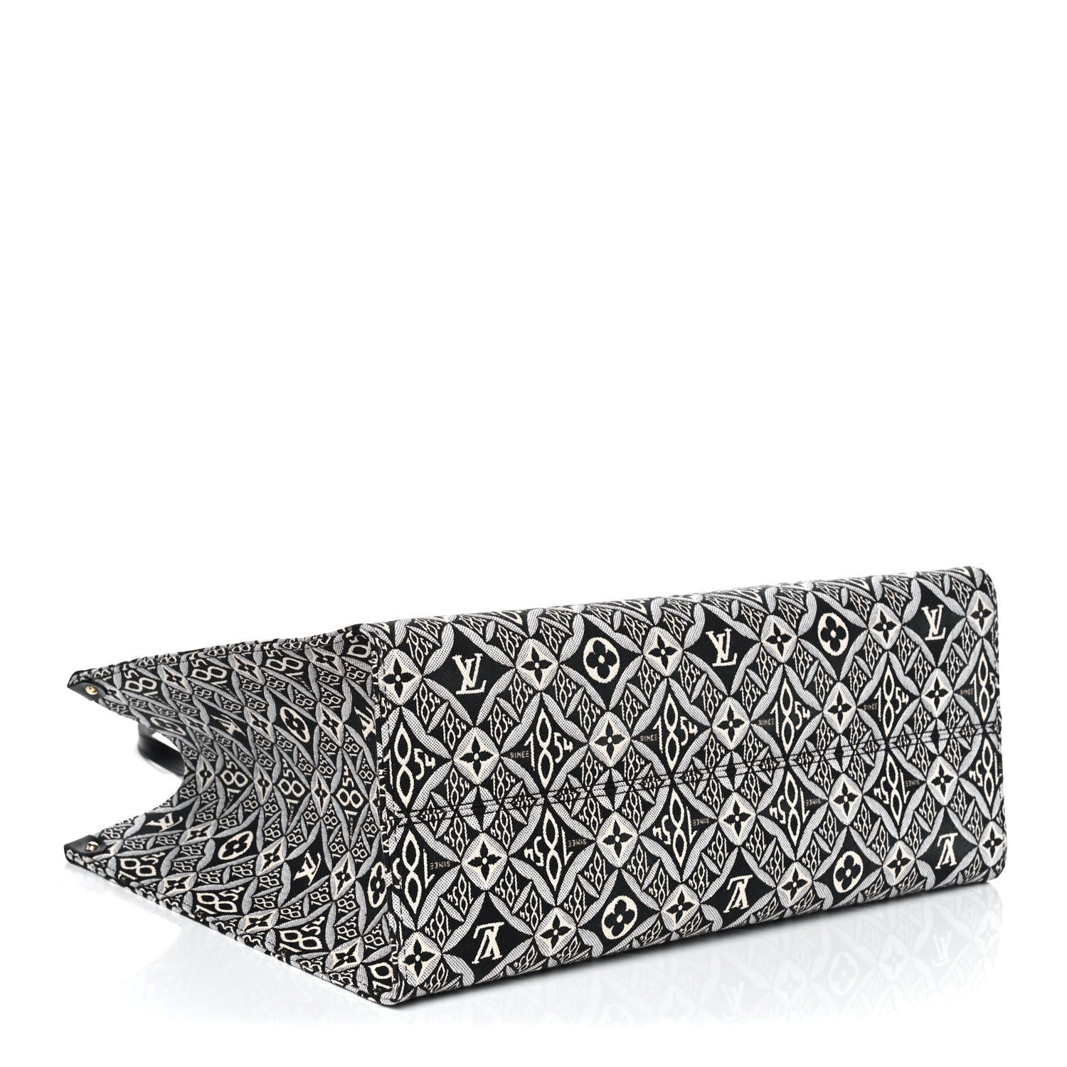 Louis Vuitton Jacquard Since 1854 Onthego GM Grey 4 of 13