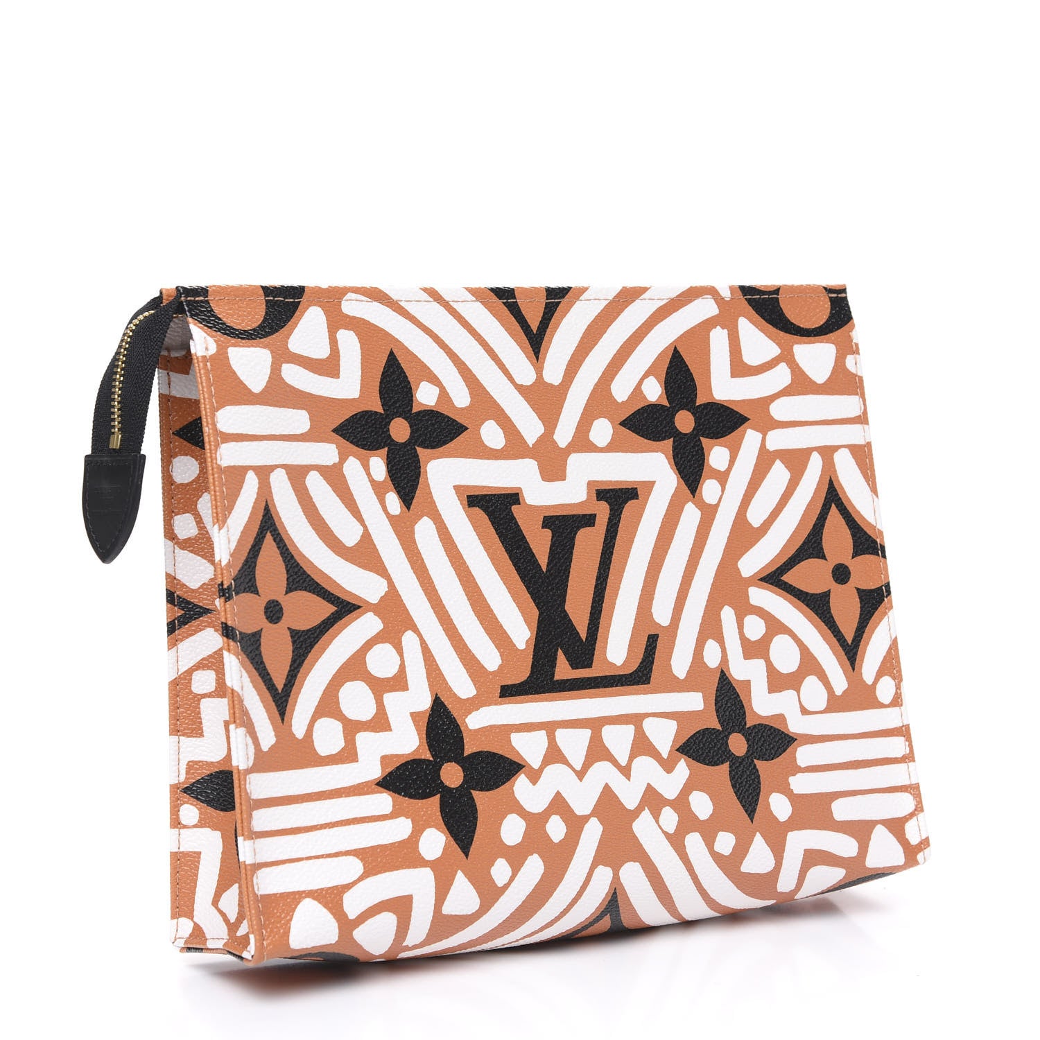 Louis Vuitton Monogram Giant Crafty Pochette Toiletry 26 Creme Caramel 2 of 5