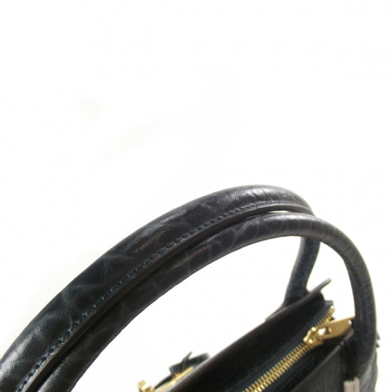 Marc Jacobs Leather Small Camille Satchel Petrol 6 of 13