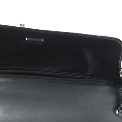 Chanel Lambskin Quilted Mini Rectangular Flap So Black 4 of 5