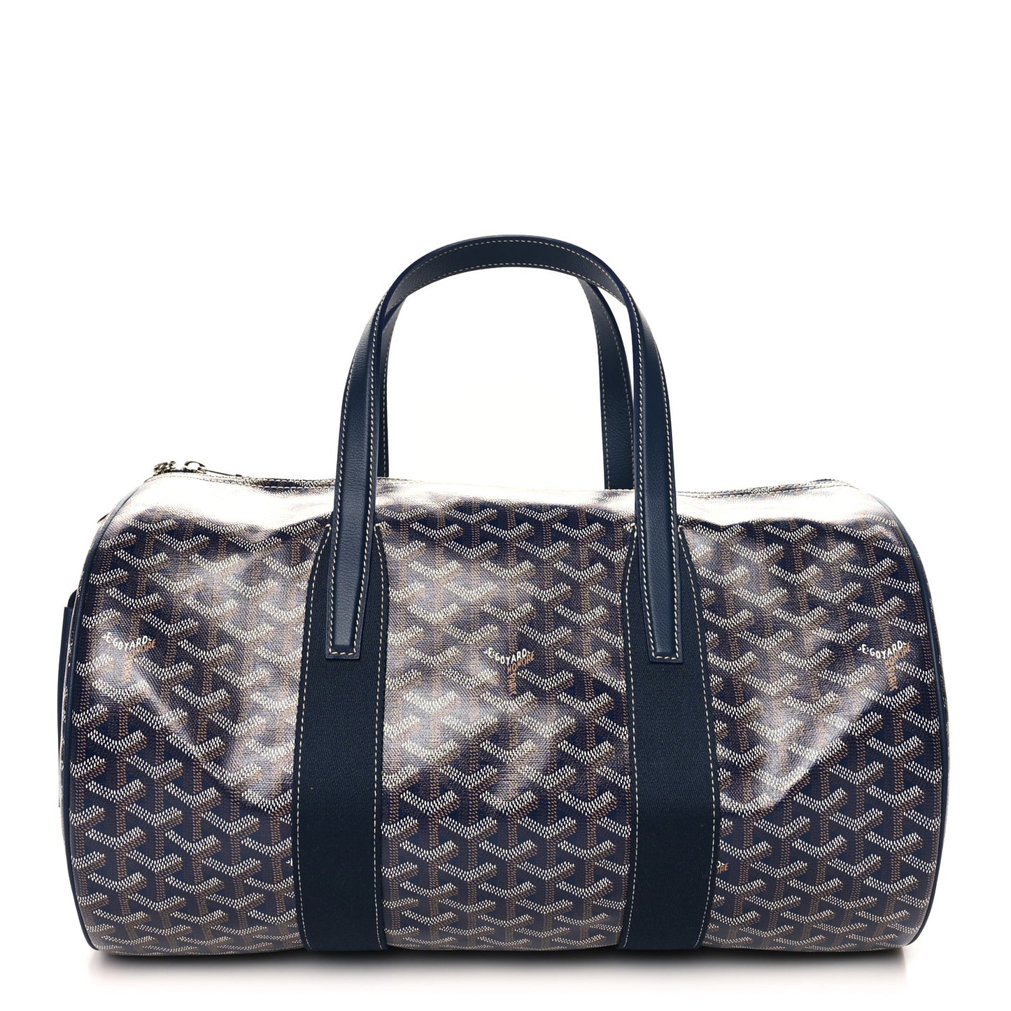 Goyardine Barrel 40 Sports Bag Navy