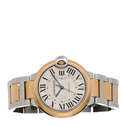 Cartier Stainless Steel 18K Pink Gold 36mm Ballon Bleu De Cartier Automatic Watch 2 of 5