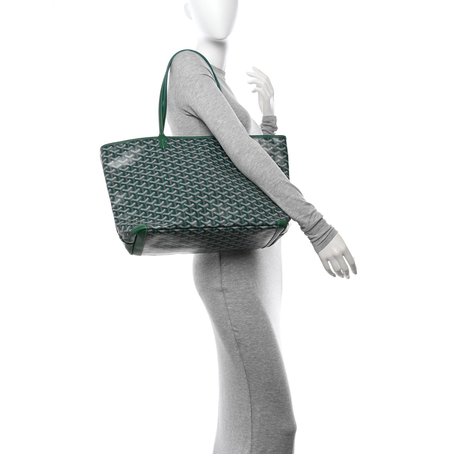 Goyard Goyardine Artois MM Green 2 of 13