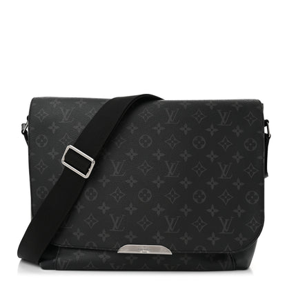 Louis Vuitton Monogram Eclipse Explorer MM Black 1 of 9
