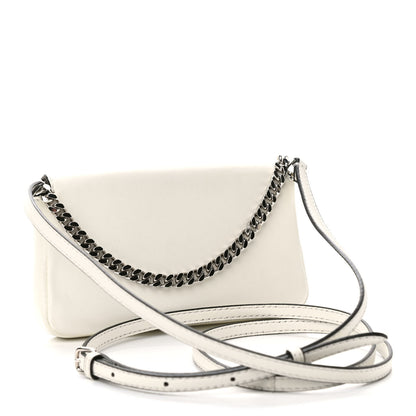 Fendi Shiny Nappa Micro Baguette White 3 of 9