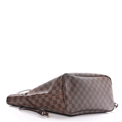 Louis Vuitton Damier Ebene Neo Neverfull MM Rose Ballerine 4 of 17